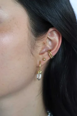 Dipua Argola Kriso em Ouro - Beleza com um Toque Contemporâneo