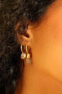 Dipua Argola Kriso em Ouro - Beleza com um Toque Contemporâneo