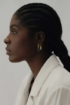 Dipua Argola Kriso em Ouro - Beleza com um Toque Contemporâneo