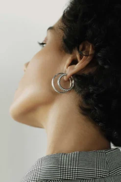 Dipua Argola Slim Banhada a - Estilo Minimalista