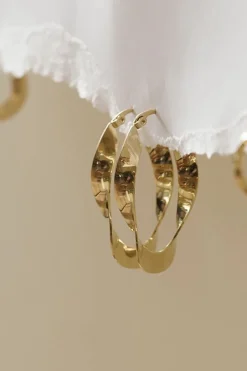 Dipua Argola Twist Dourada