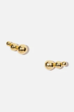 Dipua Brinco Camelo Banhado a Ouro - Charme e Estilo em Cada Detalhe