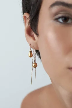 Dipua Brinco Drop Dourado