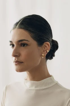 Dipua Brinco Paris Banhado a - Beleza e Estilo em Uma Peça Única