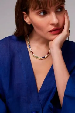 Dipua Colar Ester Banhado a Ouro - Delicadeza e Graciosidade em Cada Curva