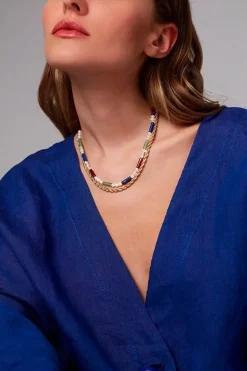 Dipua Colar Ester Banhado a Ouro - Delicadeza e Graciosidade em Cada Curva