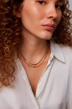 Dipua Colar Jay Banhado a Ouro - Estilo Urbano com Toque Moderno