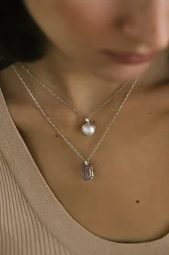Dipua Colar Pérola Banhado a - Beleza Clássica e Atemporal