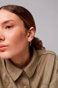 Dipua Ear Cuff Aria Banhado a - Charme Aéreo e Presença Sutil