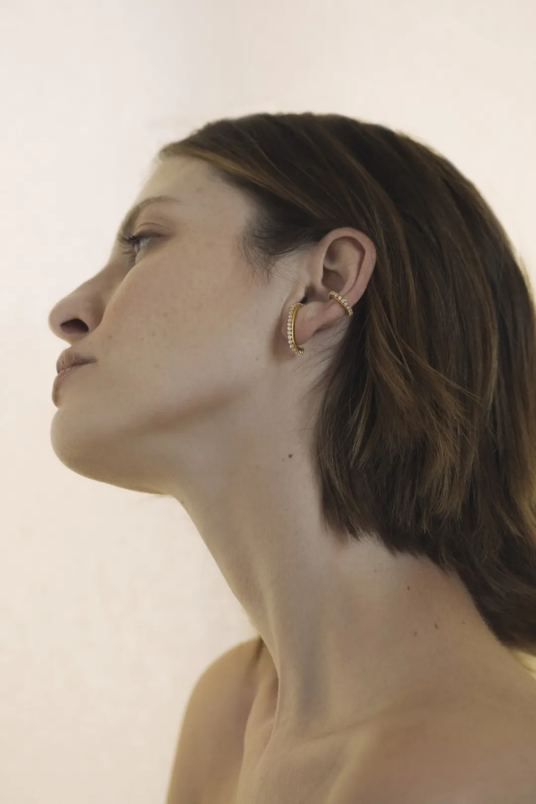 Dipua Ear Cuff Nubia Banhado a - Modernidade e Estilo Original