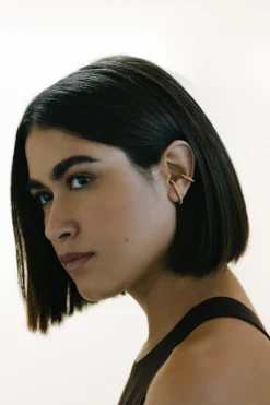 Dipua Ear Cuff Nubia Banhado a - Modernidade e Estilo Original