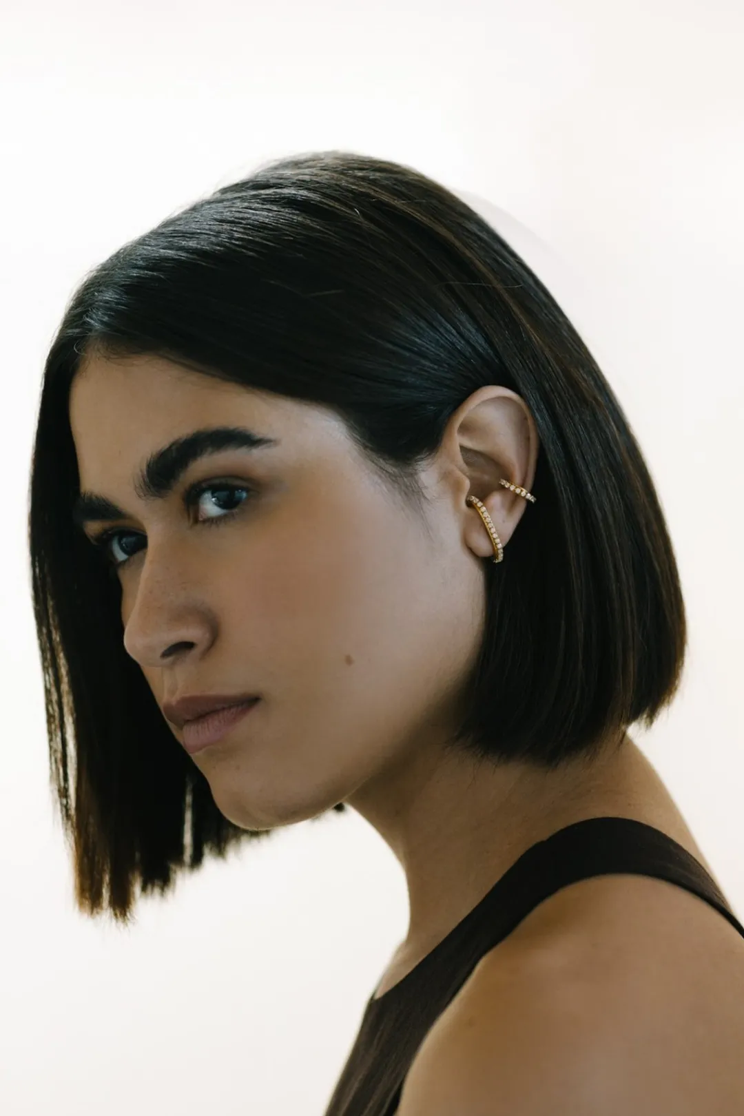 Dipua Ear Cuff Nubia Banhado a - Modernidade e Estilo Original
