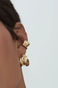 Dipua Ear Cuff Paris Banhado a - Modernidade e Estilo em Uma Peça Única