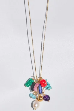 Dipua Pingente Hibisco Dourado