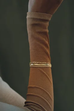 Dipua Pulseira Chat Banhada a - Beleza Contemporânea e Estilo Durad