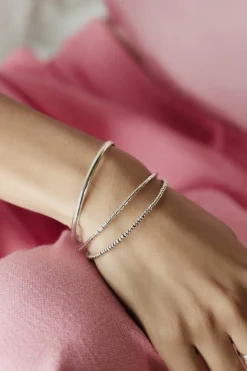 Dipua Pulseira Isla Banhada a Prata - Beleza e Estilo em Cada Pérola