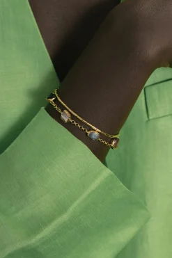 Dipua Pulseira Sean Banhada a Ouro - Charme Masculino em Cada Elo