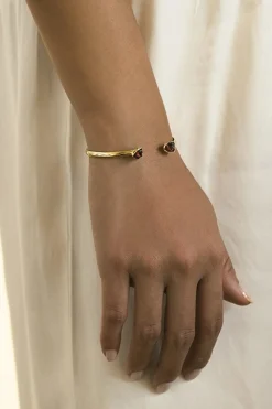 Dipua Pulseira Vesúvio Banhado a - Beleza Volumosa e Moderna